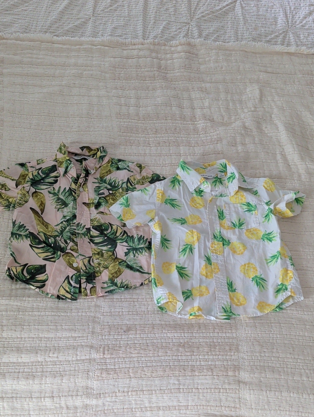 2 Boys Short Sleeve Button-Ups